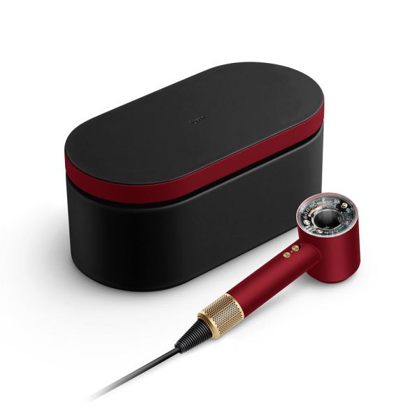 Фен Dyson HD16 Supersonic Nural Hair Dryer Straight+Wavy Gift Edition Red Velvet/Gold